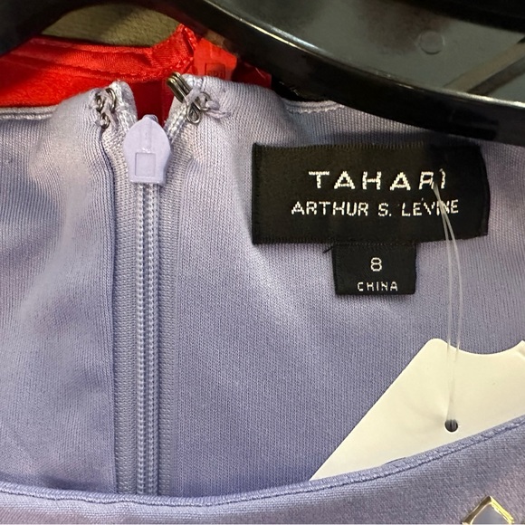 Tahari purple tank dress purple size 8 - Picture 2 of 2